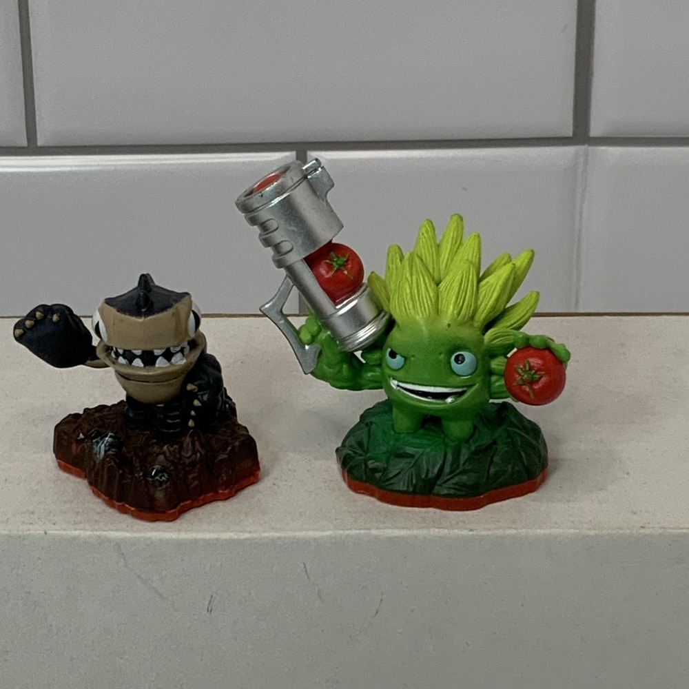 Skylanders Terrafin Giants and Food‎ Fight Trap Team Figures Lot Activision